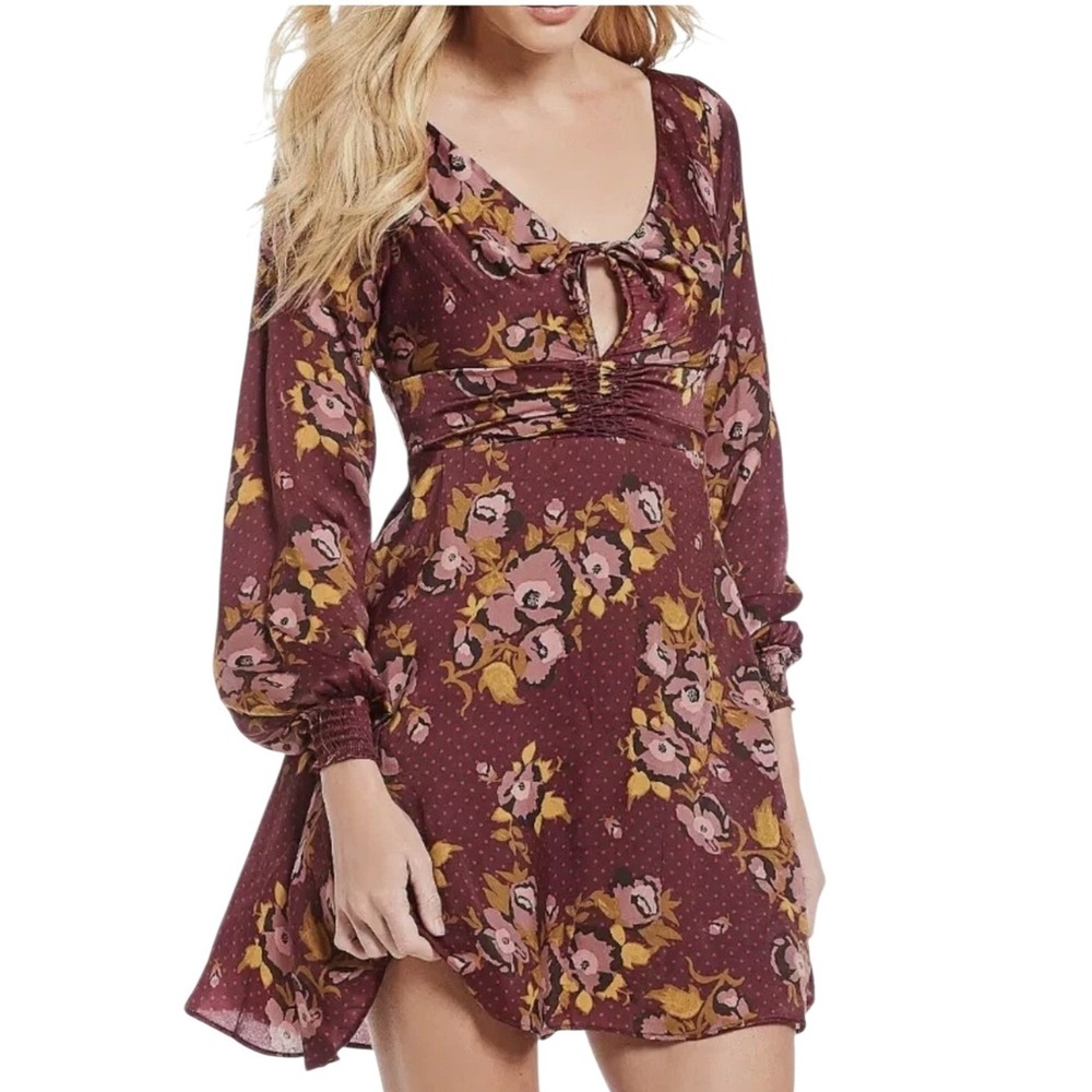 Free People Babydoll Morning Light  Fairygrunge Women's Size 0
Whimsi Mini Dress